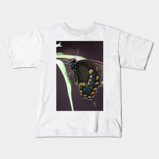 Black Swallowtail Kids T-Shirt